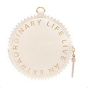 India Hicks Watch Coin Purse - Ivory - New